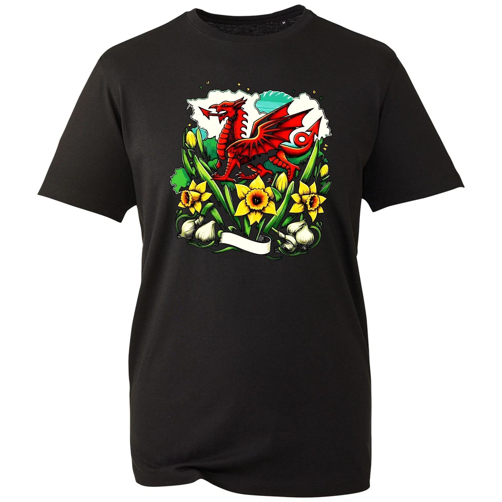 St.David Day T-shirt Proudly Welsh Daffodil Dragon Top Printed Men s Gift Tee L
St.David Day T-shirt Proudly Welsh Daffodil Dragon Top Printed Men s Gift Tee L
