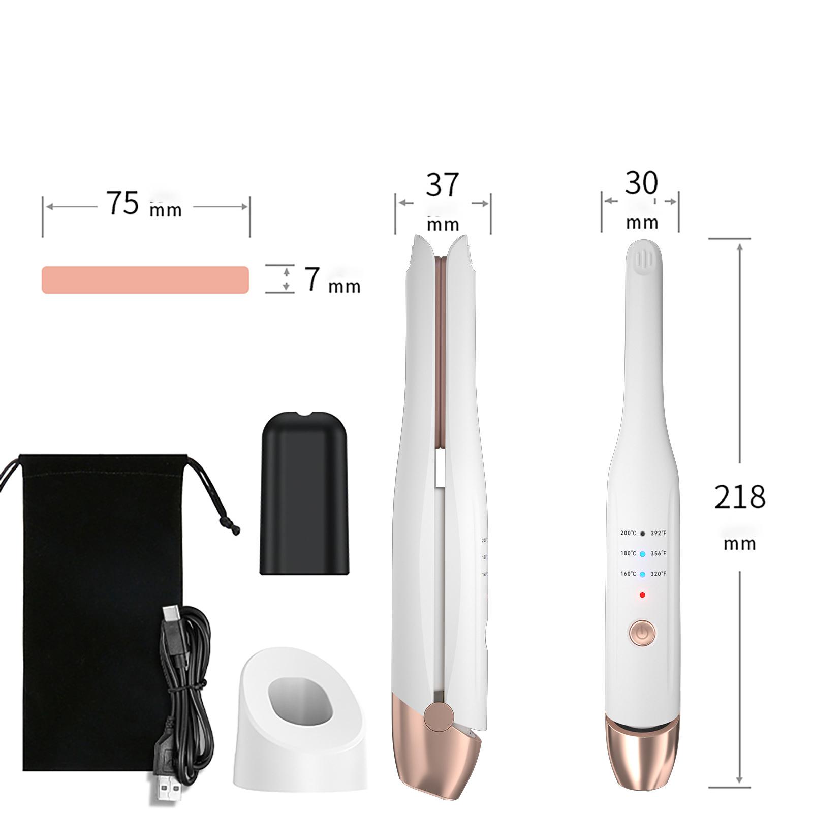 Беспроводной выпрямитель для волос, выпрямитель для волос в общежитии, портативный выпрямитель для выпрямления и завивки волос, беспроводной мини-выпрямитель для волос white - charge
Беспроводной выпрямитель для волос, выпрямитель для волос в общежитии, портативный выпрямитель для выпрямления и завивки волос, беспроводной мини-выпрямитель для волос white - charge