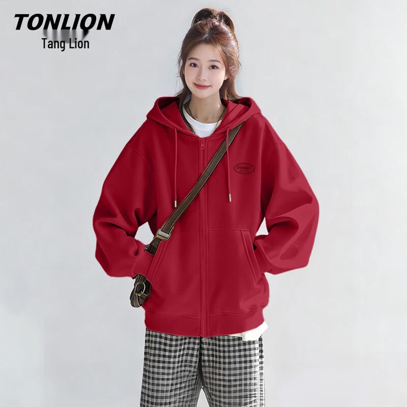 TonLion Women s Hooded Cardigan Sweatshirt M
TonLion Women s Hooded Cardigan Sweatshirt M