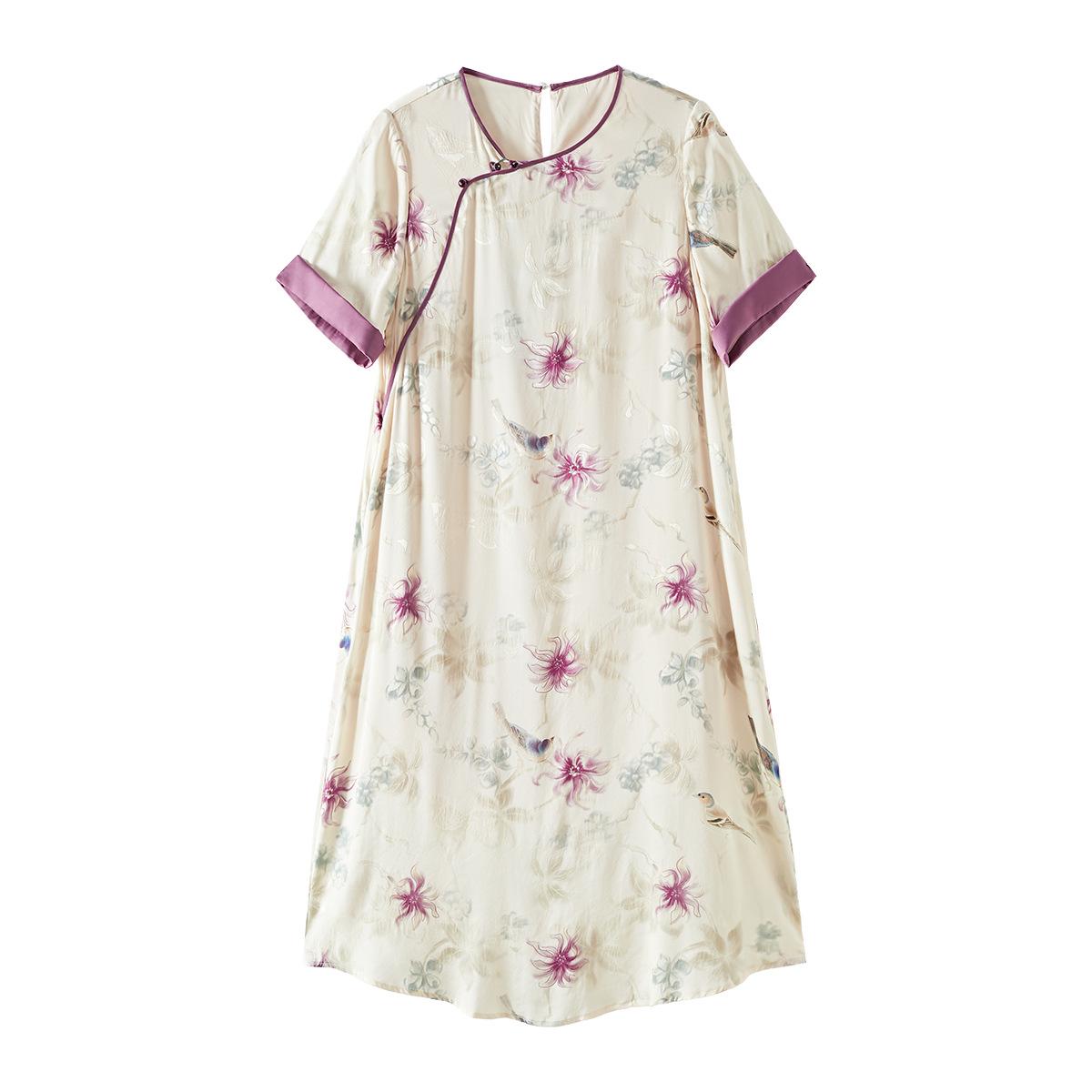 Женское платье-чеонгсам из шелка в стиле ретро с длинной юбкой 48849 L абрикосовый
Женское платье-чеонгсам из шелка в стиле ретро с длинной юбкой 48849 L абрикосовый