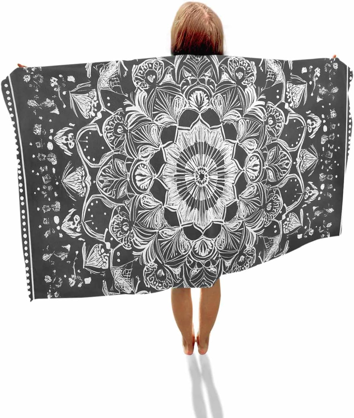 Bohemian Farmhouse Boho Floral Microfiber Oversized Beach Towels, 250 GSM Absorbent Lightweight Quick-Dry Sand Free Large Beach W30*H60(CM)
Bohemian Farmhouse Boho Floral Microfiber Oversized Beach Towels, 250 GSM Absorbent Lightweight Quick-Dry Sand Free Large Beach W30*H60(CM)