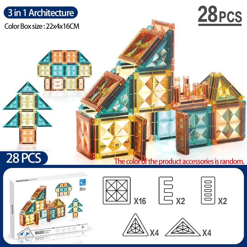 LED Magnetic Blocks Track Building Diamond Cut Magnetic Sheet Children Toy Construction Castle DIY Assembly Lighting Accessories
LED Magnetic Blocks Track Building Diamond Cut Magnetic Sheet Children Toy Construction Castle DIY Assembly Lighting Accessories