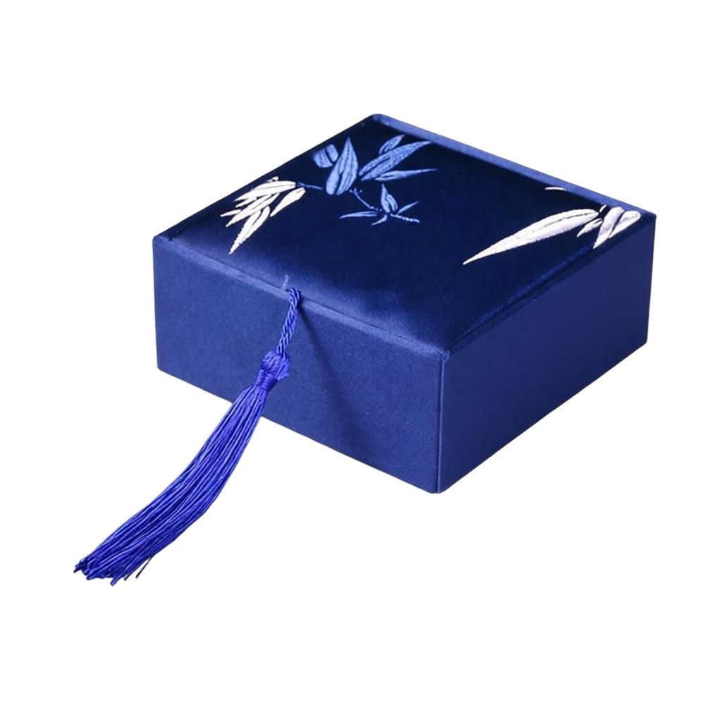 Chinese Style Vintage Tassel Jewelry Box Bamboo Leaves Damask Jewelry Storage Box High-quality Jewelry Packaging Box синій
Chinese Style Vintage Tassel Jewelry Box Bamboo Leaves Damask Jewelry Storage Box High-quality Jewelry Packaging Box синій