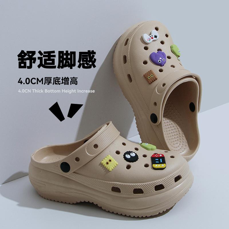 Thick-soled hole shoes women s new summer wear height-increasing sandals seaside beach bag head half slippers women Size 36-37 Recommended 35-36 feet
Thick-soled hole shoes women s new summer wear height-increasing sandals seaside beach bag head half slippers women Size 36-37 Recommended 35-36 feet