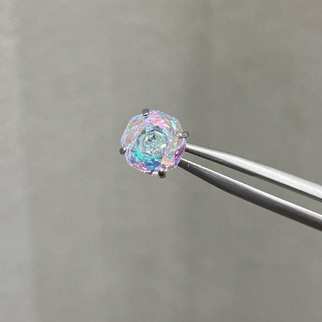 Personalized super flash mm zircon rose cut flash color coated rose cut earbone nail flat bottom titanium steel cochlear nail
Personalized super flash mm zircon rose cut flash color coated rose cut earbone nail flat bottom titanium steel cochlear nail
