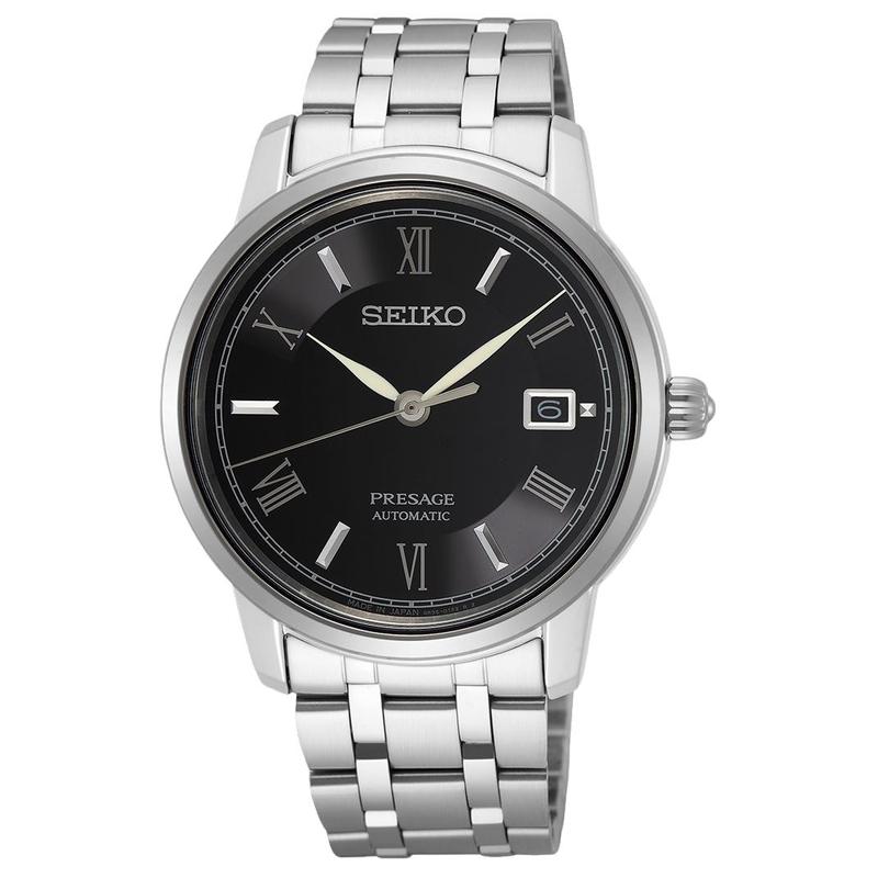 SEIKO 100-meter waterproof casual Automatic Steel Strap 39.2mm men s watch black dial SRPF27J1
SEIKO 100-meter waterproof casual Automatic Steel Strap 39.2mm men s watch black dial SRPF27J1