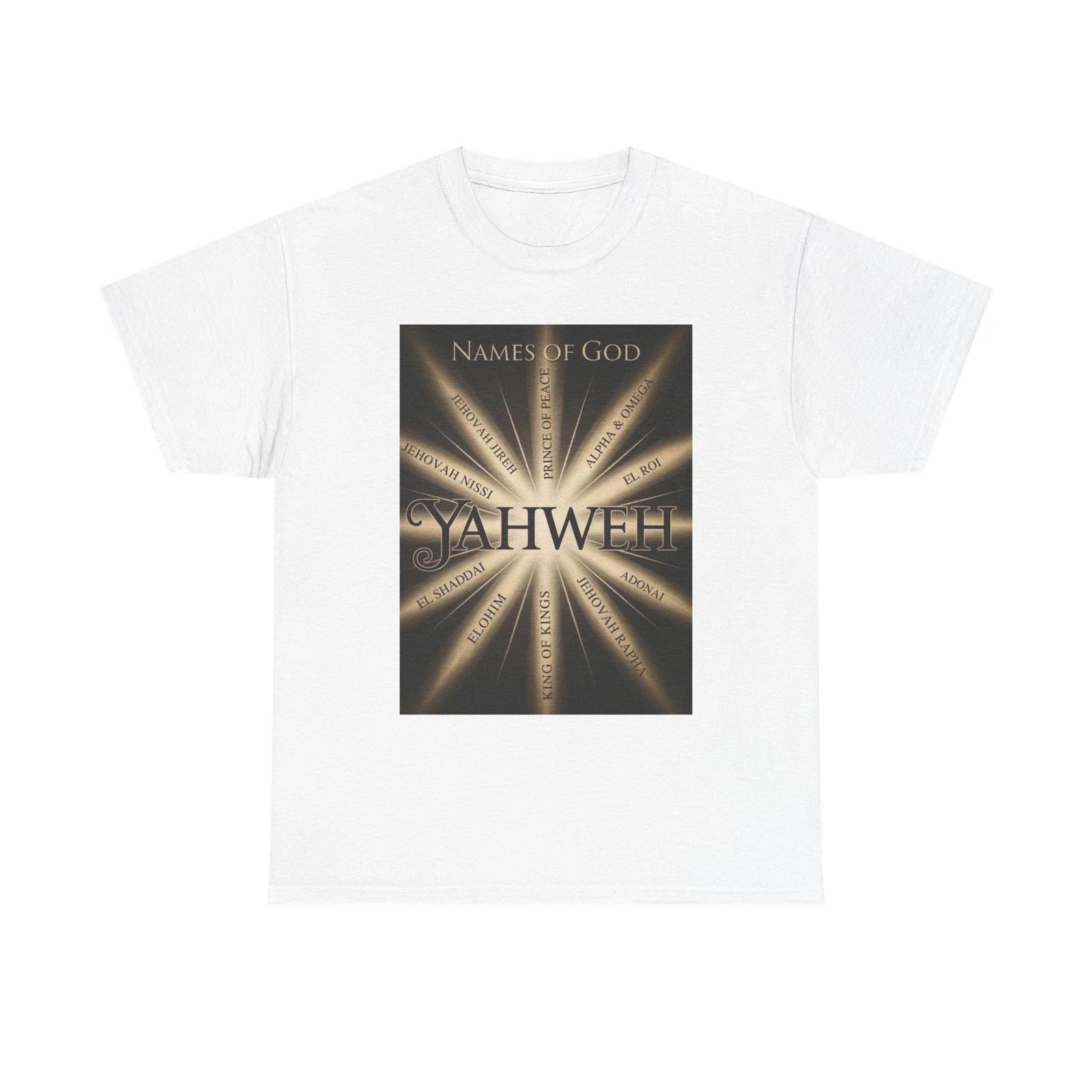 YAHWEH Radiant Name of God T-Shirt | Faith Typography Tee XL
YAHWEH Radiant Name of God T-Shirt | Faith Typography Tee XL