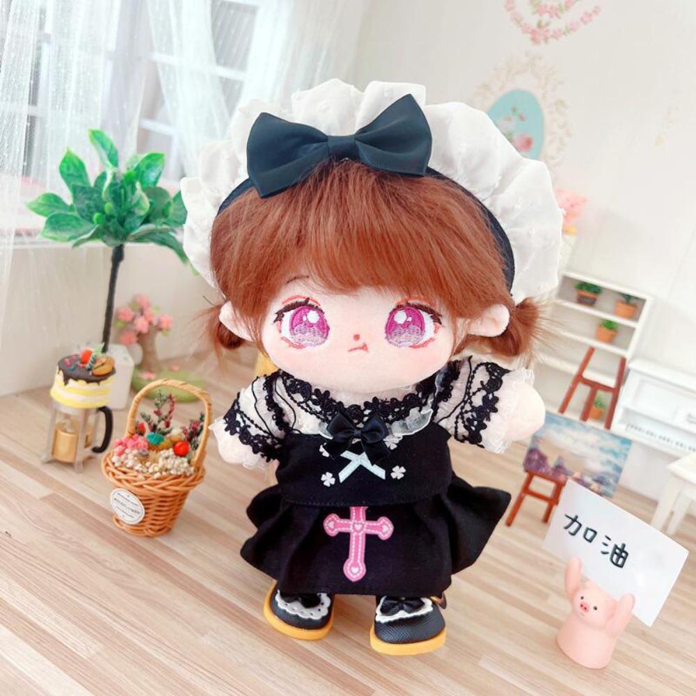 Outfit 20cm Cotton Doll Clothes Lolita Plush Doll Clothes Cotton Doll s Clothes Doll Accessories чёрный
Outfit 20cm Cotton Doll Clothes Lolita Plush Doll Clothes Cotton Doll s Clothes Doll Accessories чёрный