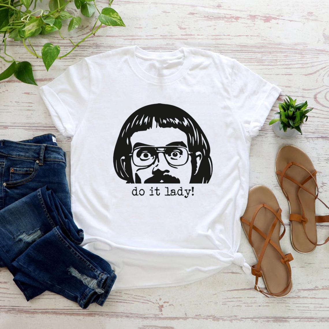 Do It Lady T-shirt Do It Lady Chit Humor T-Shirt Funny Women Tee Casual Short Sleeve O-Neck Graphic T Shirts Aesthetic Clothes XXXL
Do It Lady T-shirt Do It Lady Chit Humor T-Shirt Funny Women Tee Casual Short Sleeve O-Neck Graphic T Shirts Aesthetic Clothes XXXL