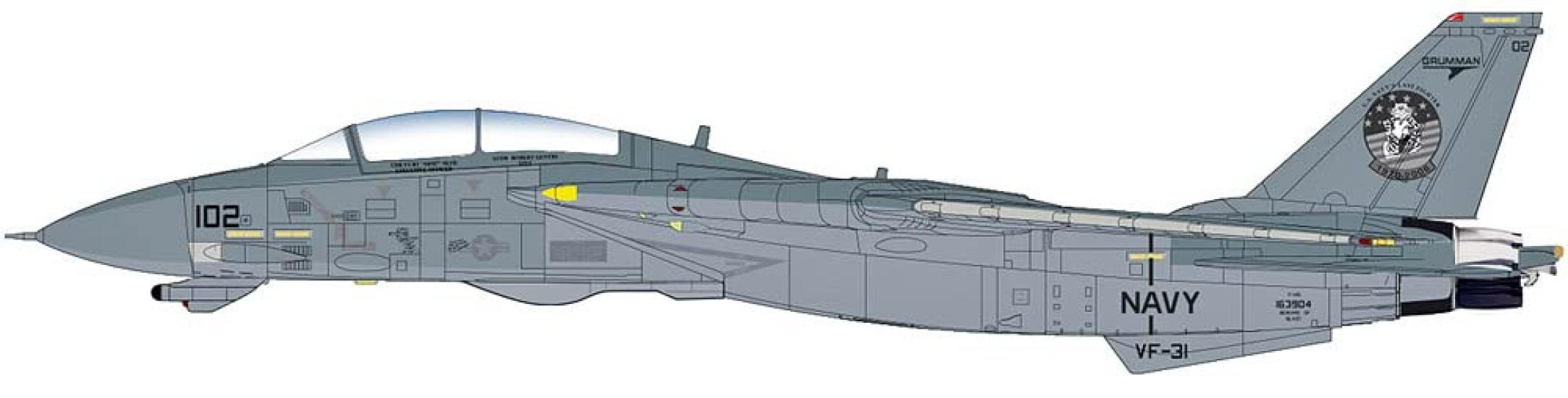 INTERALLIED HOBBY MASTER 172 F-14D Tomcat 31st Fighter Attack Squadron Tomcat Sunset 2006 Finished Product
INTERALLIED HOBBY MASTER 172 F-14D Tomcat 31st Fighter Attack Squadron Tomcat Sunset 2006 Finished Product