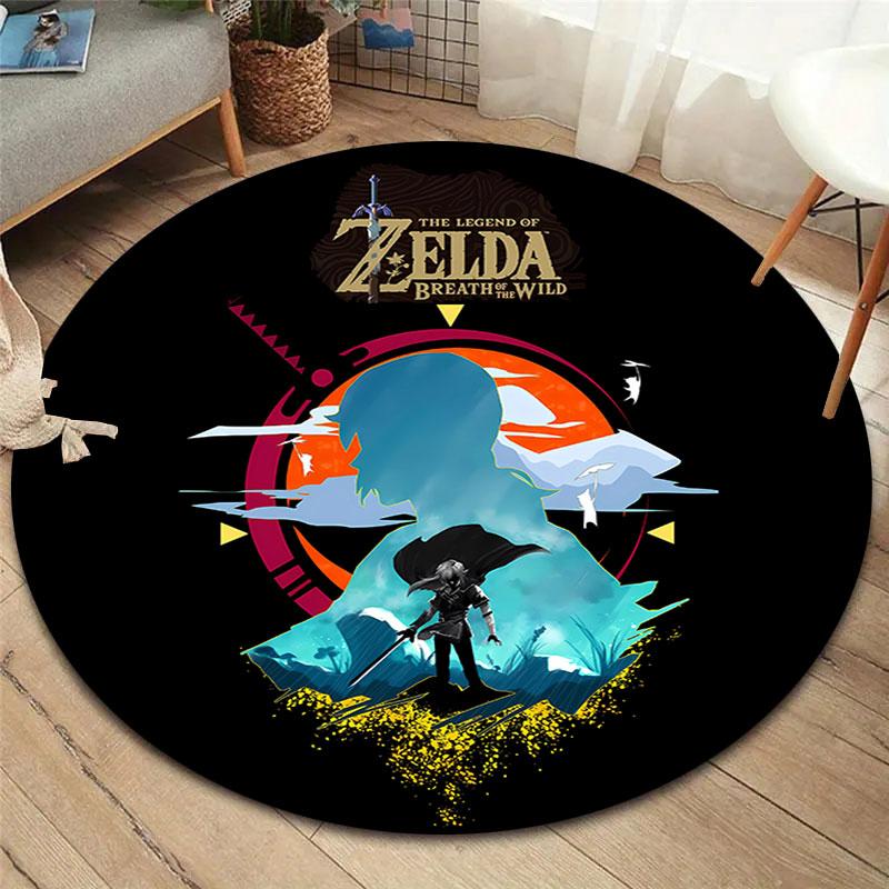 Круглый ковер Zelda, Ковер для гостиной, спальни, дивана, игровой комнаты, Декор, Нескользящий коврик для пола 80cmx80cm
Круглый ковер Zelda, Ковер для гостиной, спальни, дивана, игровой комнаты, Декор, Нескользящий коврик для пола 80cmx80cm