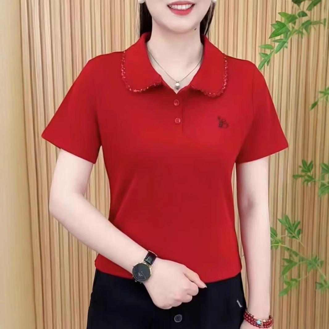 2025 new summer bottoming shirt women s loose and versatile European short-sleeved T-shirt shirt inner top 4XL червоний
2025 new summer bottoming shirt women s loose and versatile European short-sleeved T-shirt shirt inner top 4XL червоний