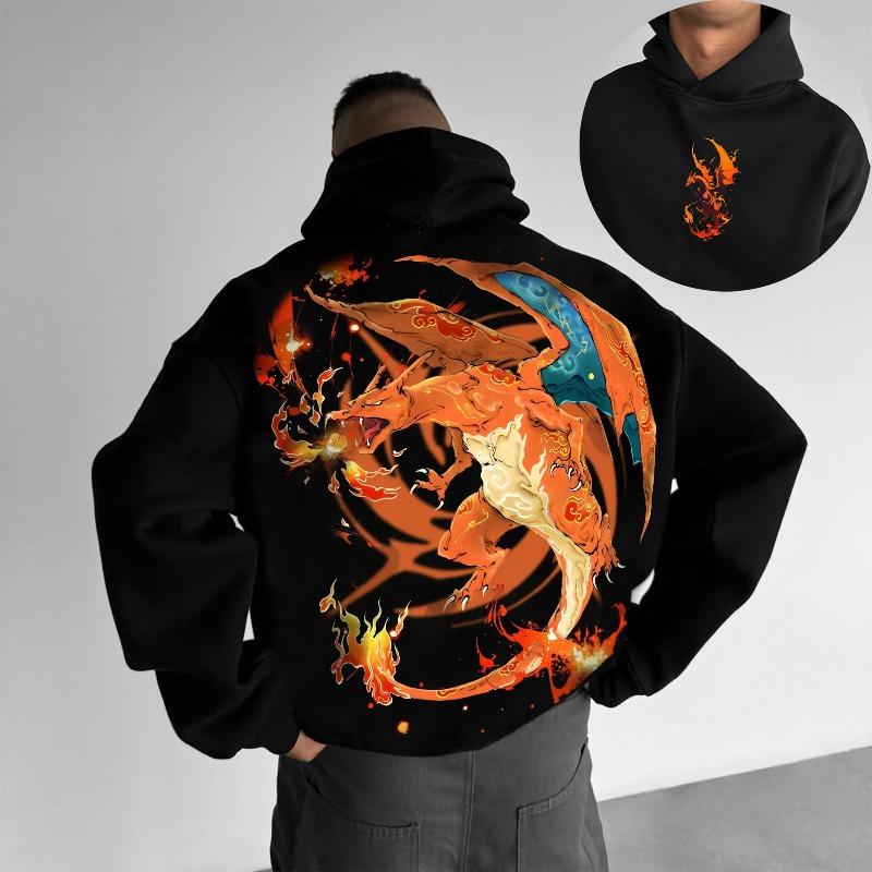 Худі з двостороннім принтом Pokémon Charizard для чоловіків і жінок, нова колекція Осінь/Зима 2025, стиль Y2K Harajuku, великий розмір, повсякденна кофта L
Худі з двостороннім принтом Pokémon Charizard для чоловіків і жінок, нова колекція Осінь/Зима 2025, стиль Y2K Harajuku, великий розмір, повсякденна кофта L