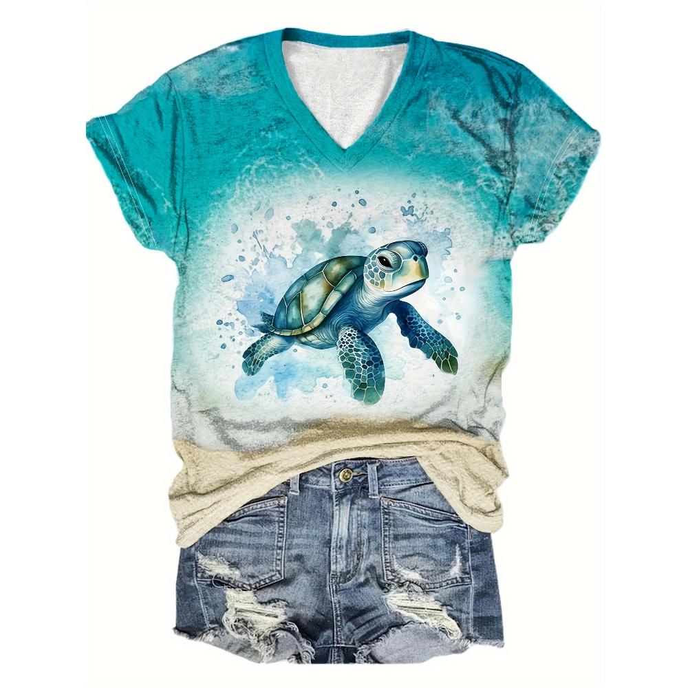 Женская футболка с V-образным вырезом и 3D-принтом «Океанические существа», летняя модная свободная футболка с принтом, уличная одежда для лета, повседневная женская одежда XL
Женская футболка с V-образным вырезом и 3D-принтом «Океанические существа», летняя модная свободная футболка с принтом, уличная одежда для лета, повседневная женская одежда XL