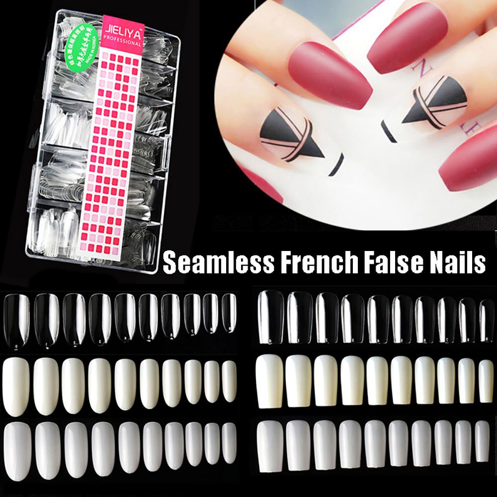 Seamless Press On Full Cover Detachable Oval False Nails Manicure Nail Art Tips French Fake Nails C1
Seamless Press On Full Cover Detachable Oval False Nails Manicure Nail Art Tips French Fake Nails C1