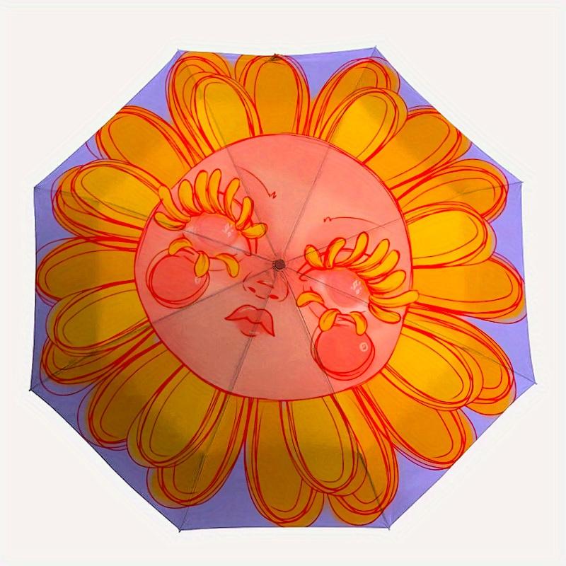 1pc Sunflower Automatic Opening/closing Umbrella with Auto Open/Close, Windproof, Foldable Sunshade yy250811144
1pc Sunflower Automatic Opening/closing Umbrella with Auto Open/Close, Windproof, Foldable Sunshade yy250811144