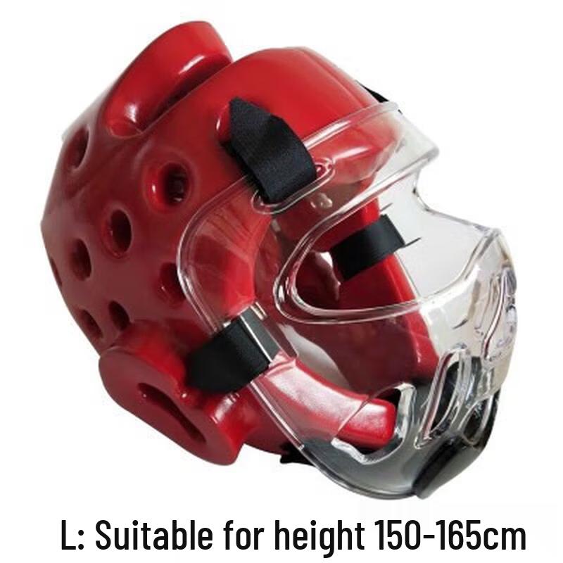 Taekwondo Headgear with Transparent Face Shield
Taekwondo Headgear with Transparent Face Shield