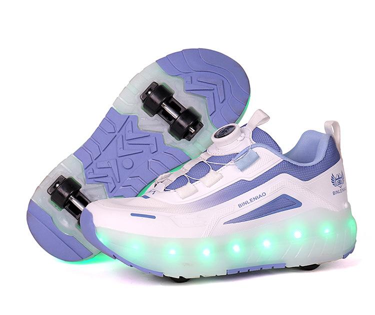 4 Roller skates Shoes for Boys/Girls Light Up Wheels USB Rechargeable Adjustable Rotating Buckle Breathable Design for Daily Use EUR-40
4 Roller skates Shoes for Boys/Girls Light Up Wheels USB Rechargeable Adjustable Rotating Buckle Breathable Design for Daily Use EUR-40