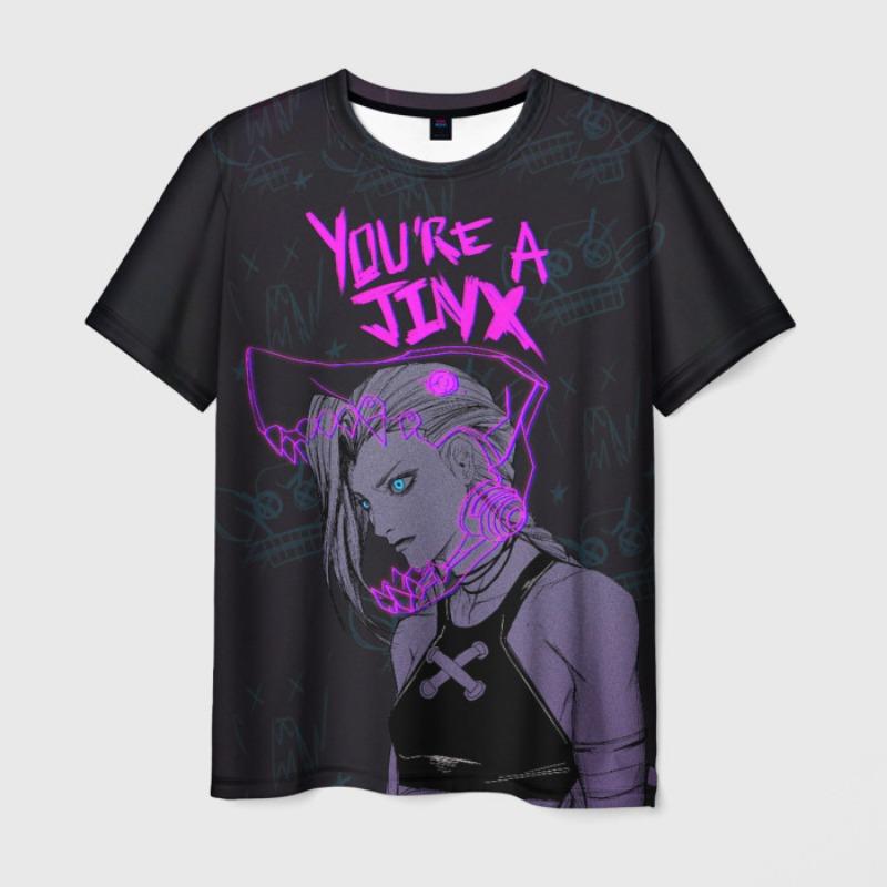 Аніме Arcane League Jinx Graphic 3D Printed T-Shirt Чоловіки Жінки Короткий рукав O-образним вирізом Футболка Casual Harajuku Y2k Верхній одяг 2XL
Аніме Arcane League Jinx Graphic 3D Printed T-Shirt Чоловіки Жінки Короткий рукав O-образним вирізом Футболка Casual Harajuku Y2k Верхній одяг 2XL