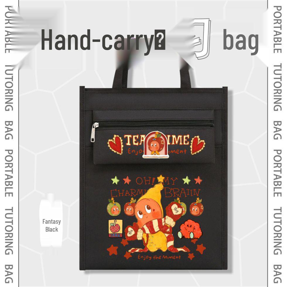 Star Person Cute Canvas Tote for Students: Cartoon Bag for Tutoring, Handheld Book Bag, Handbag for College Assignments 28cm Length x 11cm Width x 32cm Height
Star Person Cute Canvas Tote for Students: Cartoon Bag for Tutoring, Handheld Book Bag, Handbag for College Assignments 28cm Length x 11cm Width x 32cm Height