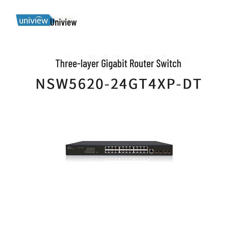 Uniview NSW5620-24GT4XP-DT 3-Layer Gigabit Routing Switch CN plug (adapter included)
Uniview NSW5620-24GT4XP-DT 3-Layer Gigabit Routing Switch CN plug (adapter included)