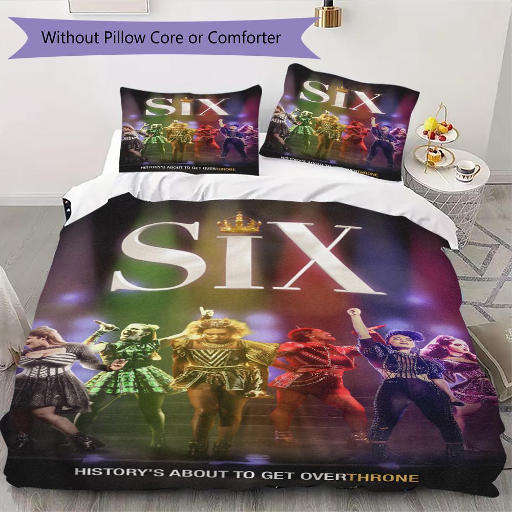 SIX the Musical Pattern Bedding uilt Set uilt Cover Pillowcase Home Decoration Birthday Gift (1 * duvet cover + 2 * pillowcase without core)164 135x200cm
SIX the Musical Pattern Bedding uilt Set uilt Cover Pillowcase Home Decoration Birthday Gift (1 * duvet cover + 2 * pillowcase without core)164 135x200cm