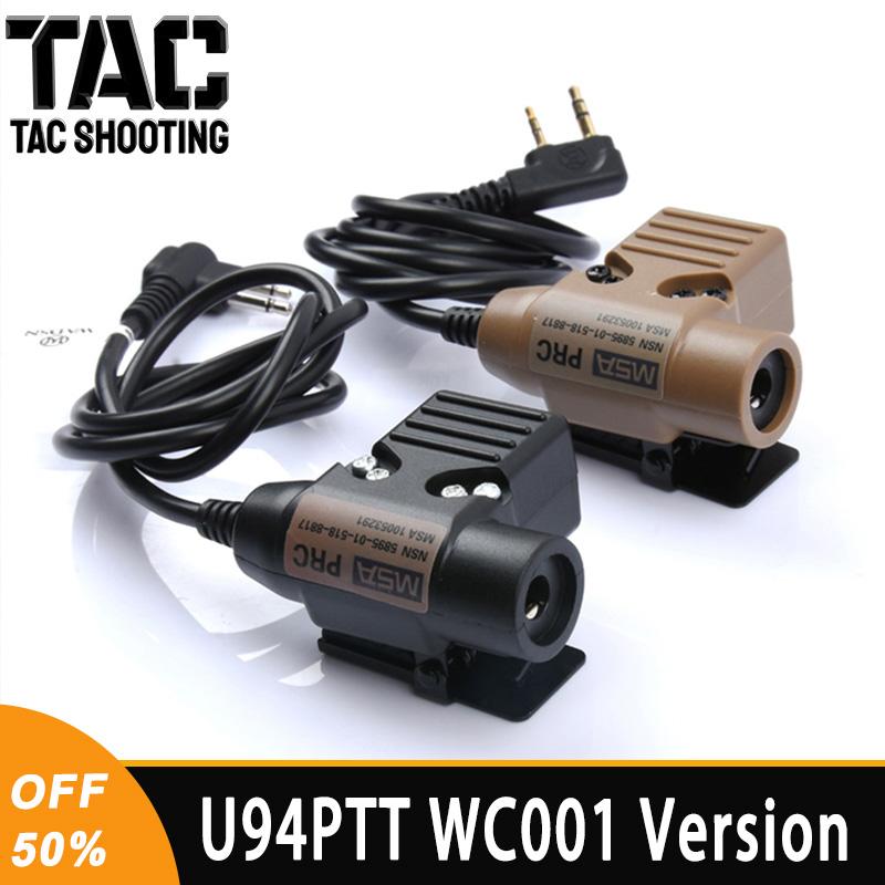 Tactical Military Version U94 PTT WADSN Headset COMTAC Earphone Outdoor Shooting Protect Headphone Fit Baofeng Kenwood Plug WC001-BK-IC
Tactical Military Version U94 PTT WADSN Headset COMTAC Earphone Outdoor Shooting Protect Headphone Fit Baofeng Kenwood Plug WC001-BK-IC