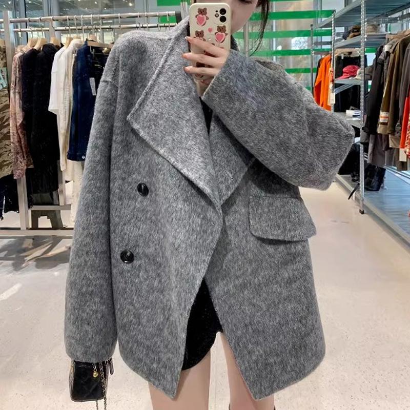 Корейская мода серое женское шерстяное пальто осень и зима 2024 года новые большие размеры с длинным рукавом свободные средние и длинные куртки повседневные кардиганы одежда 2095 S серый
Корейская мода серое женское шерстяное пальто осень и зима 2024 года новые большие размеры с длинным рукавом свободные средние и длинные куртки повседневные кардиганы одежда 2095 S серый