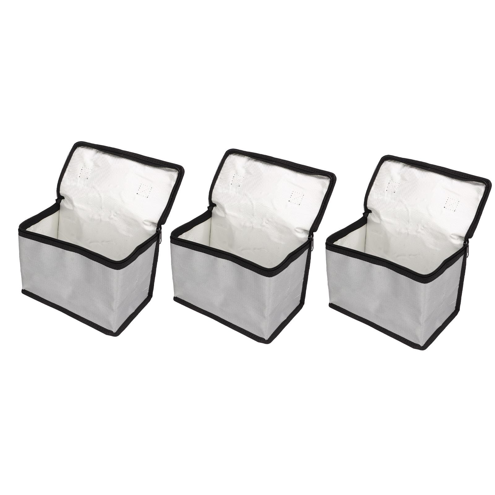 3 шт. Сумка для литиевых аккумуляторов на молнии, портативный огнеупорный взрывозащищенный чехол для хранения аккумуляторов
3 шт. Сумка для литиевых аккумуляторов на молнии, портативный огнеупорный взрывозащищенный чехол для хранения аккумуляторов