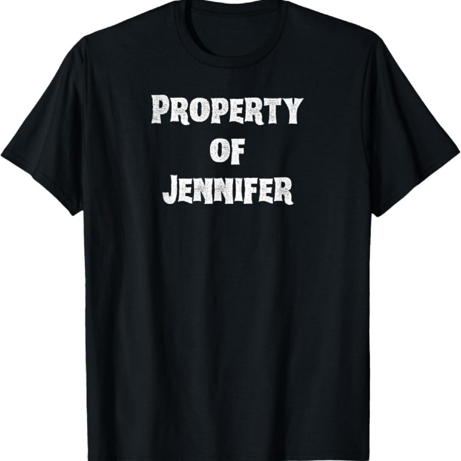 Property of Jennifer - couples gifts for men and women T-Shirt XXXXXL
Property of Jennifer - couples gifts for men and women T-Shirt XXXXXL
