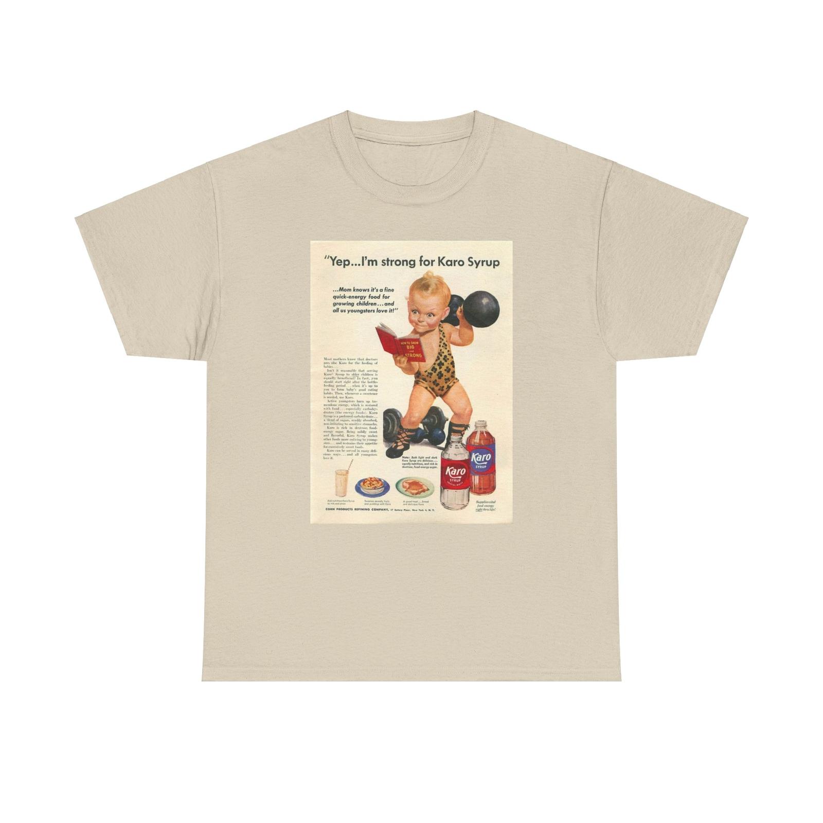 Vintage Karo Syrup 1952 Unisex T-Shirt Mens Womens Tees Top Tee, Retro Magazine Ad T-Shirt Mens Womens Tees Top, Classic Cotton 2XL
Vintage Karo Syrup 1952 Unisex T-Shirt Mens Womens Tees Top Tee, Retro Magazine Ad T-Shirt Mens Womens Tees Top, Classic Cotton 2XL