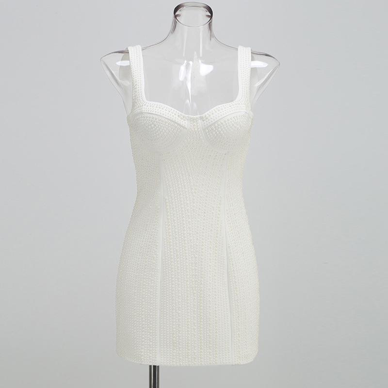 Европейское и американское роскошное вечернее платье с бисером - Приталенное на тонких бретелях M белый
Европейское и американское роскошное вечернее платье с бисером - Приталенное на тонких бретелях M белый