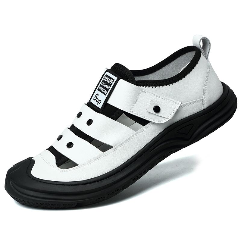 Модные черно-белые сандалии Летний удобный и дышащий стиль Для прогулок по пляжу на открытом воздухе Модная молодежная обувь Горячая мужская обувь 44 белый
Модные черно-белые сандалии Летний удобный и дышащий стиль Для прогулок по пляжу на открытом воздухе Модная молодежная обувь Горячая мужская обувь 44 белый