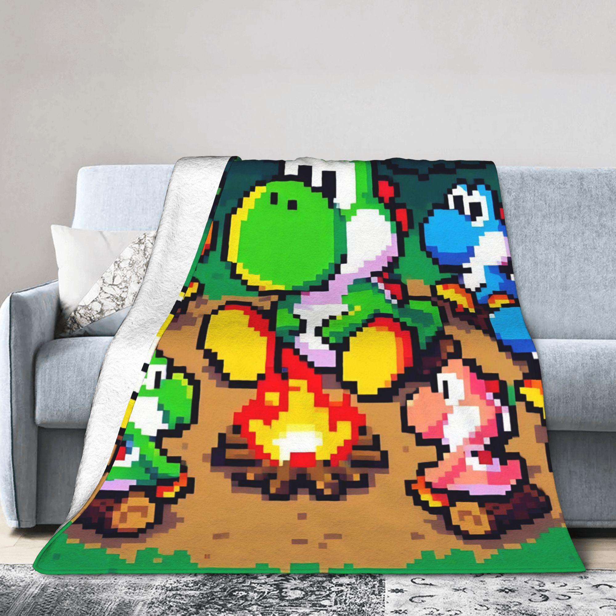 Super Mario Yoshi Super Warm Blanket Children Plush Throw Blanket Fashion Couch Bed Flannel Bedspread Sofa Bed Cover 75x90cm
Super Mario Yoshi Super Warm Blanket Children Plush Throw Blanket Fashion Couch Bed Flannel Bedspread Sofa Bed Cover 75x90cm