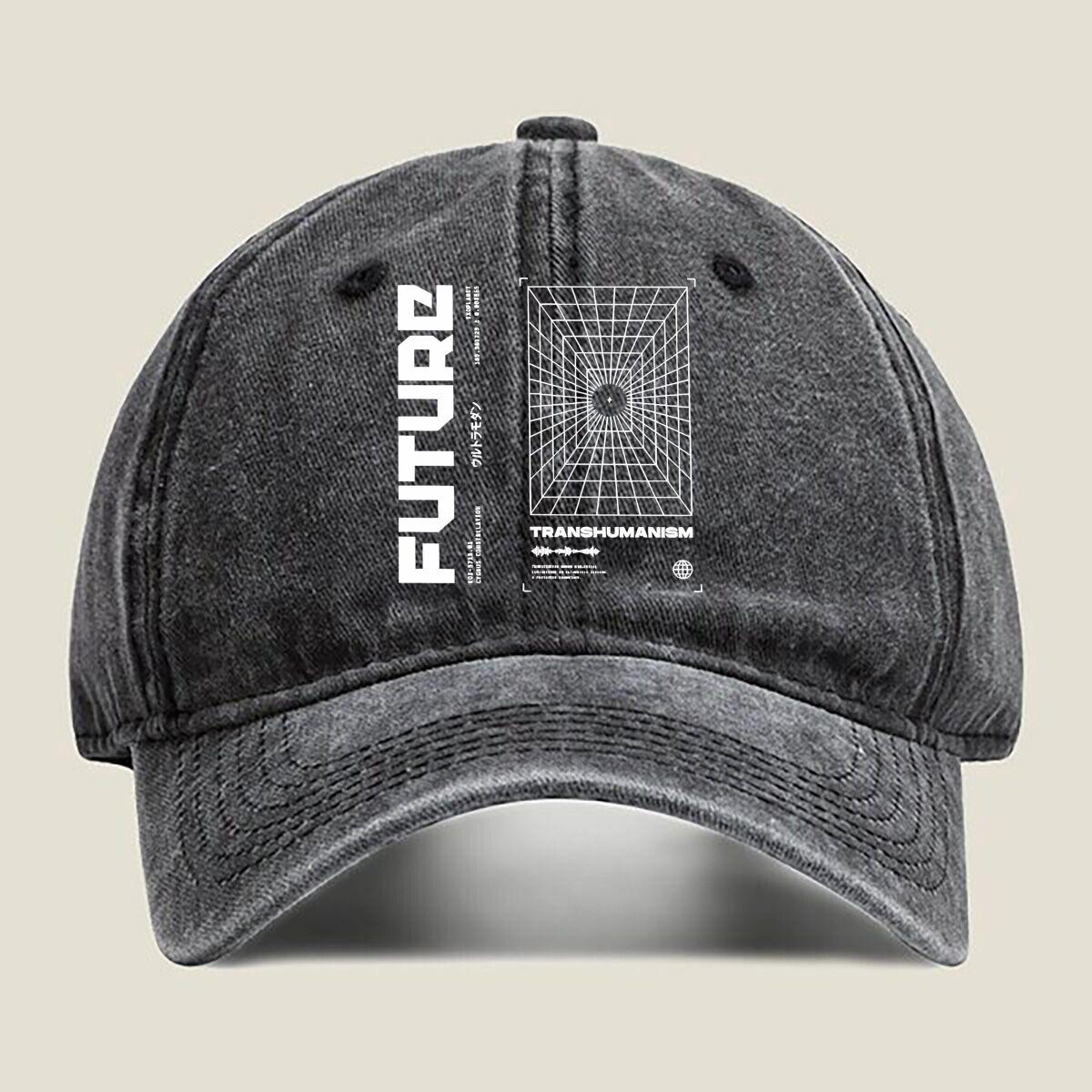 “Future” Transhumanism Design Fashion Washed Baseball Cap Hat Outdoor Activities One Size чёрный
“Future” Transhumanism Design Fashion Washed Baseball Cap Hat Outdoor Activities One Size чёрный