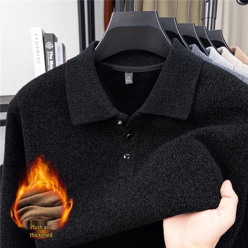 Men s Autumn/Winter Mink Fur-Lined Knitted Sweater with Lapel, Thick and Warm, Casual Versatile Style 4XL чорний
Men s Autumn/Winter Mink Fur-Lined Knitted Sweater with Lapel, Thick and Warm, Casual Versatile Style 4XL чорний