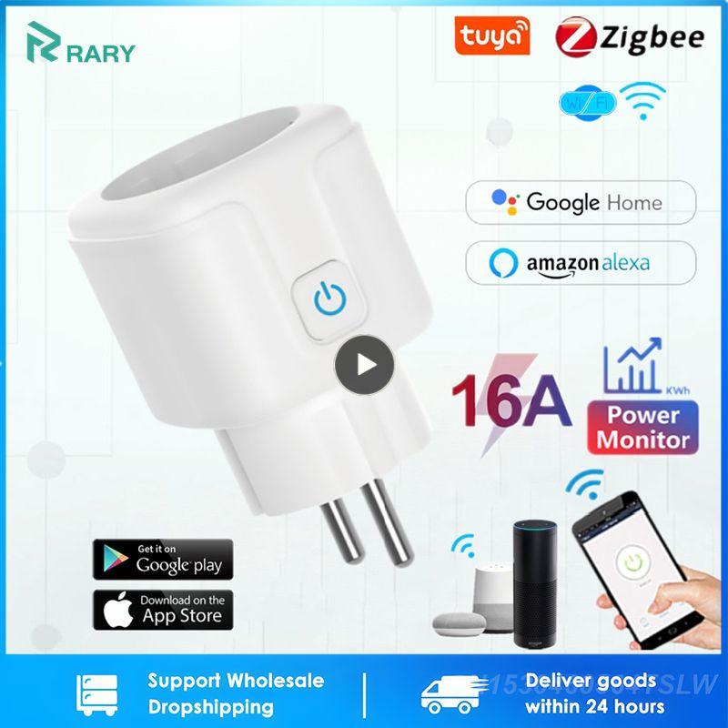 Умная розетка Zigbee 16a EU с мониторингом мощности Tuya Wi-Fi Smart Life App Control Outlet Работает с Alexa Google Home
Умная розетка Zigbee 16a EU с мониторингом мощности Tuya Wi-Fi Smart Life App Control Outlet Работает с Alexa Google Home
