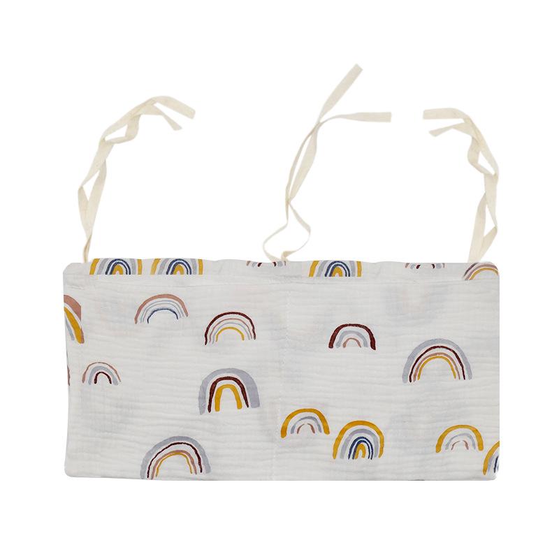 Double-Layer Cotton Baby Bedside Storage & Stroller Hanging Bag with Dual Pockets for Bottles
Double-Layer Cotton Baby Bedside Storage & Stroller Hanging Bag with Dual Pockets for Bottles