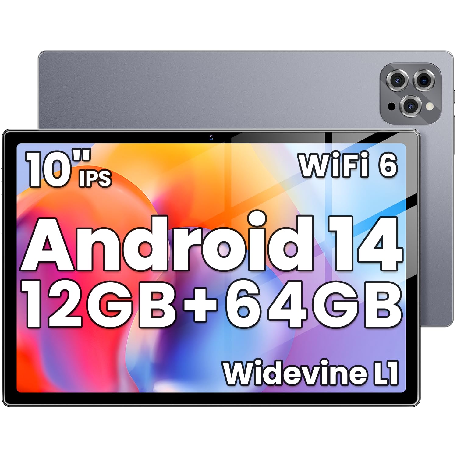 Tablet with TF Card Widevine 6000mAh Android Tablet with IPS WiFi and Japanese Instruction Manual Included 10-inch Wi-Fi 12GB+64GB+1TB Expansion,
Tablet with TF Card Widevine 6000mAh Android Tablet with IPS WiFi and Japanese Instruction Manual Included 10-inch Wi-Fi 12GB+64GB+1TB Expansion,