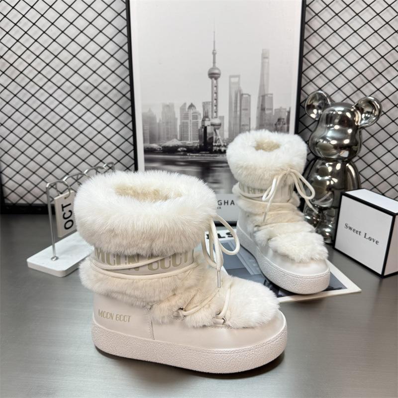 Mao Mao Snow Boots Women s 2 New Fleece Warm Thick-soled Moon Boots Winter Cotton Shoes Sangpo Cotton Boots 40 білий
Mao Mao Snow Boots Women s 2 New Fleece Warm Thick-soled Moon Boots Winter Cotton Shoes Sangpo Cotton Boots 40 білий