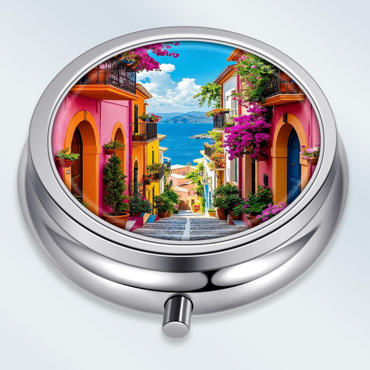 Portable Pill Box with 3 Compartments, Mini Metal Medicine Organizer Case, Cute Printed Pill Container for Vitamins, Pills, Jewelry, Travel, Daily Use різнокольоровий
Portable Pill Box with 3 Compartments, Mini Metal Medicine Organizer Case, Cute Printed Pill Container for Vitamins, Pills, Jewelry, Travel, Daily Use різнокольоровий
