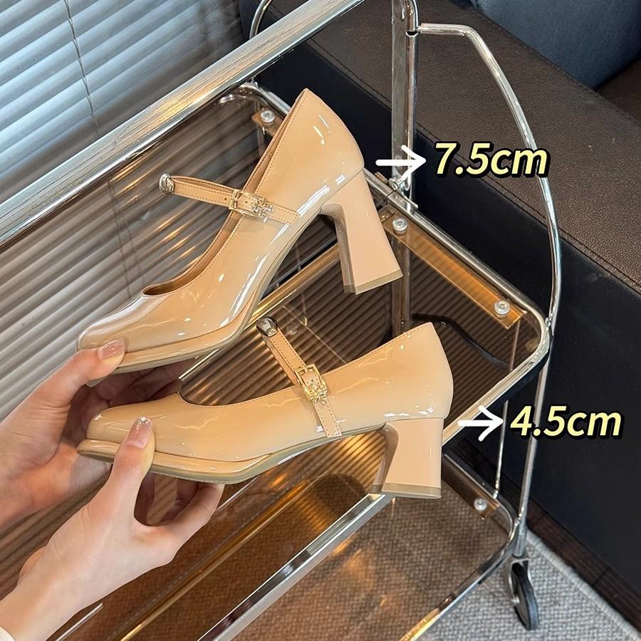 Shoes lady Mary Jane high heels 2025 new one-word thick heel women s shoes temperament sweet shallow mouth small leather shoes 34 бежевый
Shoes lady Mary Jane high heels 2025 new one-word thick heel women s shoes temperament sweet shallow mouth small leather shoes 34 бежевый
