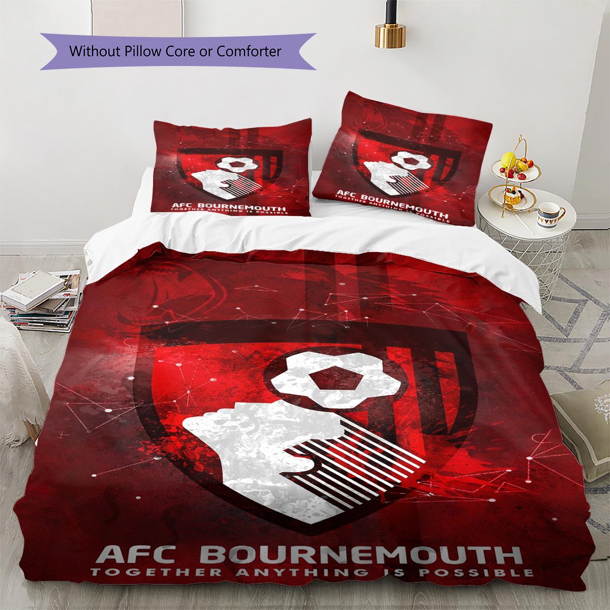 Afc Bournemouth Pattern Bedding Set Quilt Cover Pillowcase Home Decor Gift (1 * duvet cover + 2 * pillowcase, without core) 135x200cm
Afc Bournemouth Pattern Bedding Set Quilt Cover Pillowcase Home Decor Gift (1 * duvet cover + 2 * pillowcase, without core) 135x200cm