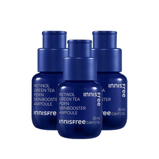 Innisfree Retinol Green Tea PDRN Skin Booster Ampoule Anti-Aging & Hydrating 25ml × 3
Innisfree Retinol Green Tea PDRN Skin Booster Ampoule Anti-Aging & Hydrating 25ml × 3