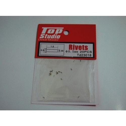Top Studio Moto GP Rivets, 0.5mm, Pack of 20, for 1/12 Scale Motorcycle Models, TD23018
Top Studio Moto GP Rivets, 0.5mm, Pack of 20, for 1/12 Scale Motorcycle Models, TD23018