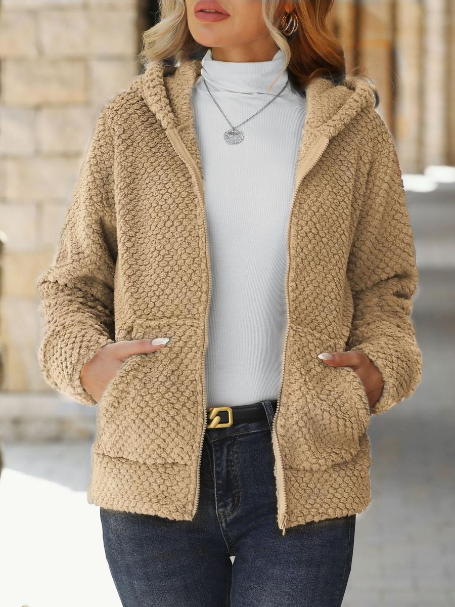 Fluffy Fleece New Euro Style Women s Loose Fit Hoodie Open Coat with Pockets for Fall/Winter L
Fluffy Fleece New Euro Style Women s Loose Fit Hoodie Open Coat with Pockets for Fall/Winter L