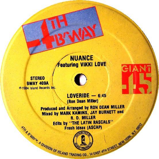 12-дюймовая пластинка NUANCE VIKKI LOVE Loveride BWAY409 4-й Бродвей 1984 США Танцевальная Электроника Б/У
12-дюймовая пластинка NUANCE VIKKI LOVE Loveride BWAY409 4-й Бродвей 1984 США Танцевальная Электроника Б/У