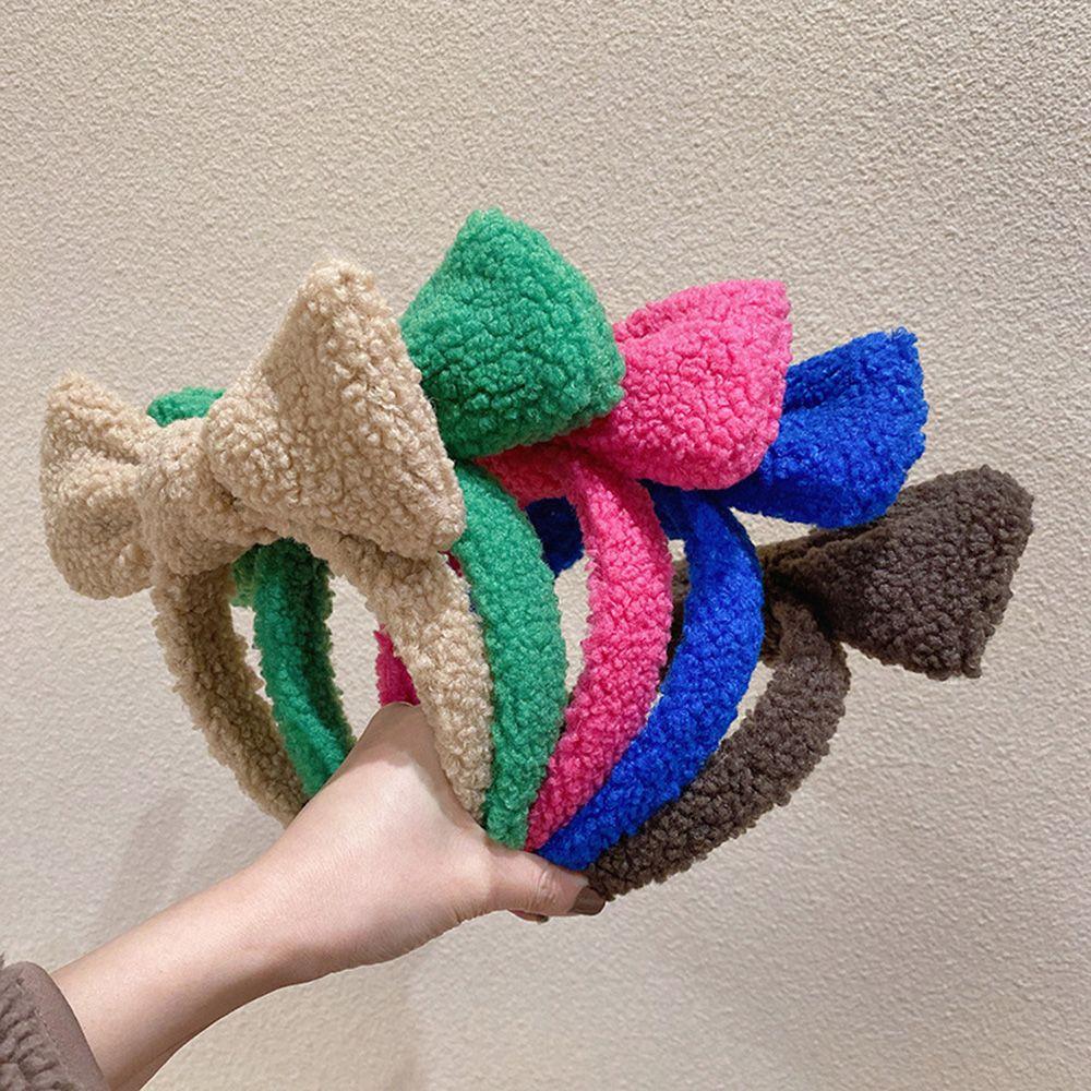 Female Makeup Plush Wash Face Hair Accessories Bow Hair Hoop Korean Style Headband Women Headband
Female Makeup Plush Wash Face Hair Accessories Bow Hair Hoop Korean Style Headband Women Headband