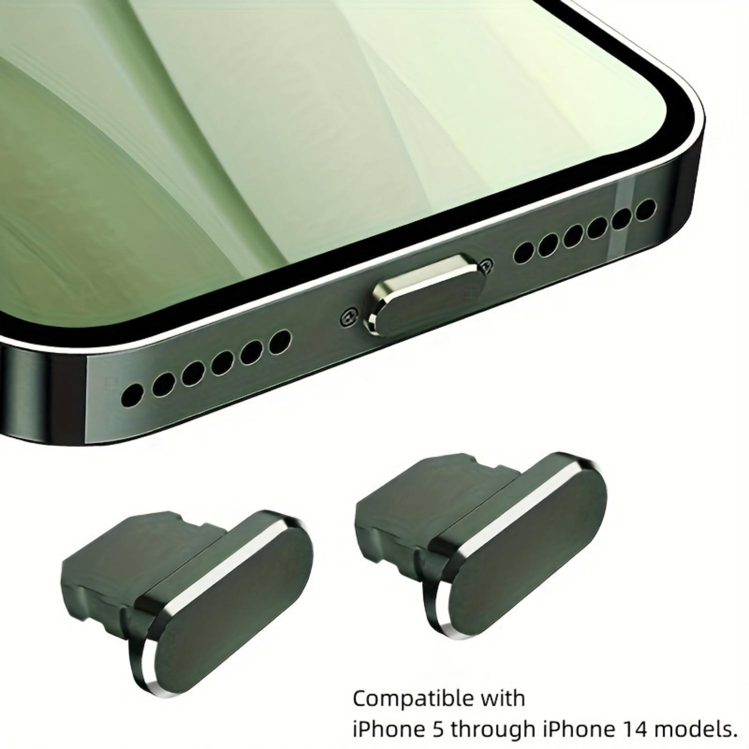 2 упаковки заглушек из алюминиевого сплава для защиты от пыли — сохраняйте порты телефона, планшета и наушников в чистоте!
2 упаковки заглушек из алюминиевого сплава для защиты от пыли — сохраняйте порты телефона, планшета и наушников в чистоте!