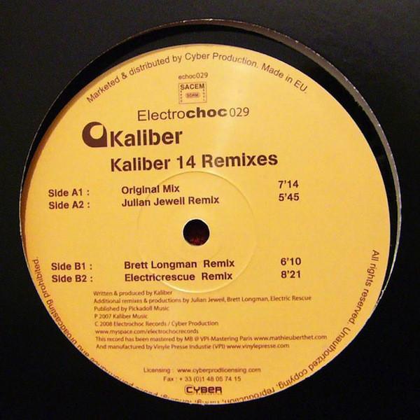 12inch Record KALIBER - Kaliber 14 Remixes ELECTROCHOC029 Electrochoc Rec 2008 France Dance & Electronica Used
12inch Record KALIBER - Kaliber 14 Remixes ELECTROCHOC029 Electrochoc Rec 2008 France Dance & Electronica Used